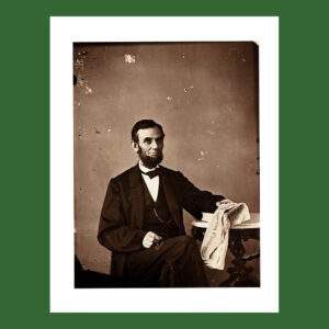 Abraham Lincoln, Modern Photograph O-71, albumen-toned