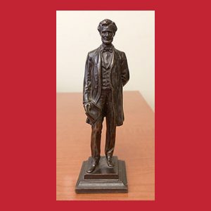 George E. Bissell, The Emancipator, Bronze Statuette, Signed, 5 1/2