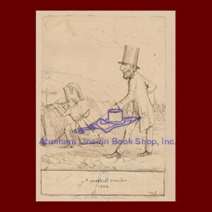 David Hunter Strother, Drawing of Abraham Lincoln, from Life