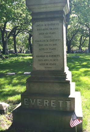 Everett Monument Rosehill Cemetery
