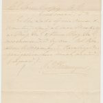G. T. Beauregard Letter Signed