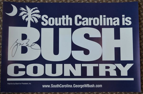 George W. Bush Campaign Sign