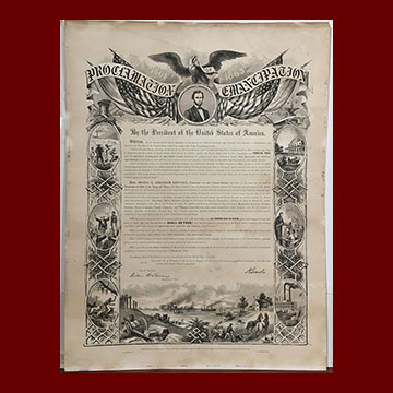 Proclamation of Emancipation Print