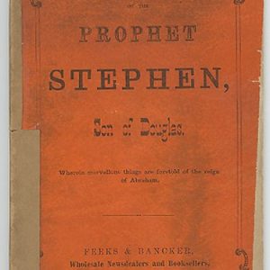 Book of the Prophet Stephen, Son of Douglas