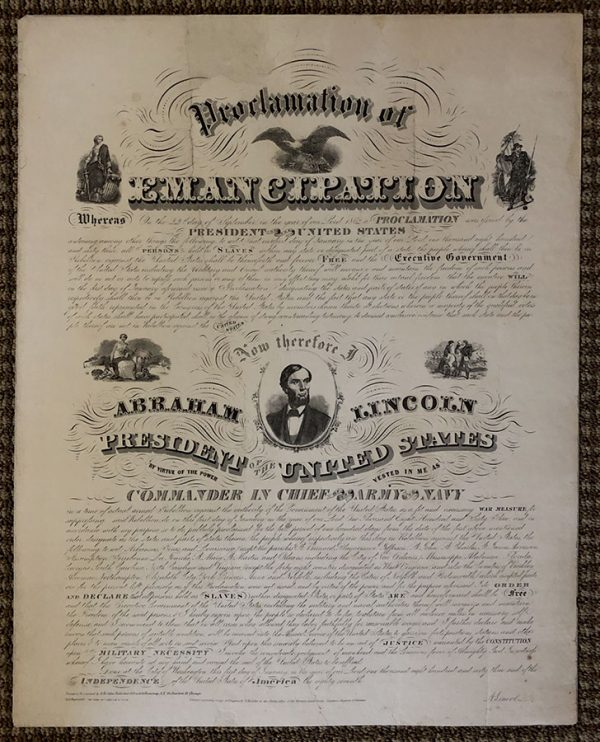Emancipation Proclamation Print