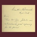 FRanklin Roosevelt Book Signed