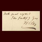 Henry Clay Signature