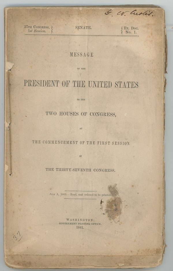 Abraham Lincoln Messages of the President
