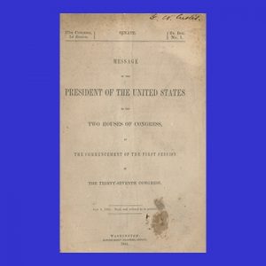 Abraham Lincoln Message of the President