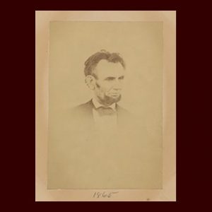 Abraham Lincoln Warren Photograph