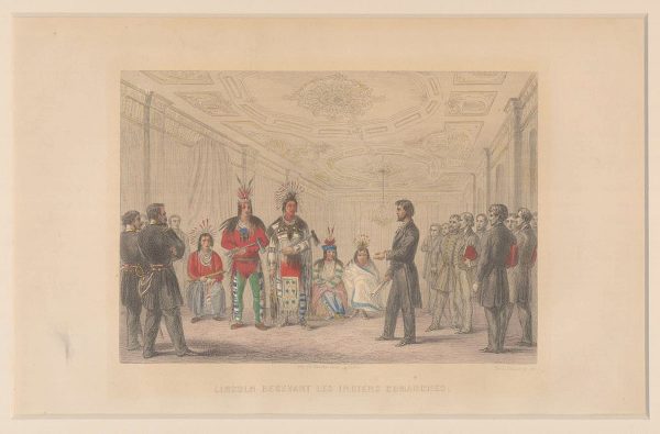 Lincoln Receives the Comanche Indians