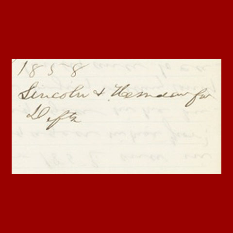 Abraham Lincoln Signature - Legal
