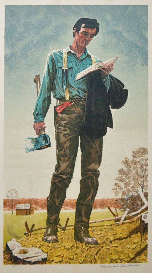 Norman Rockwell Young Lincoln