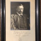 Theodore Roosevelt, Photo signed