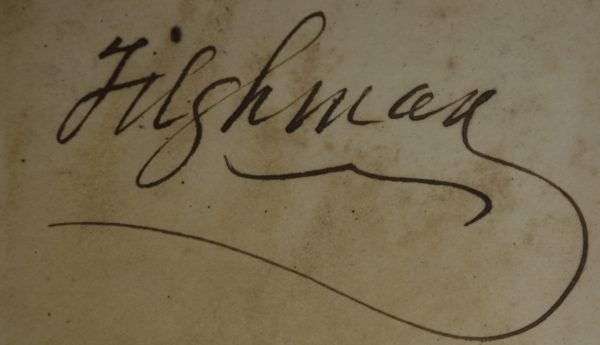 Lloyd Tilghman Signature