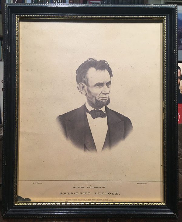 Warren Photograph Abraham Lincoln