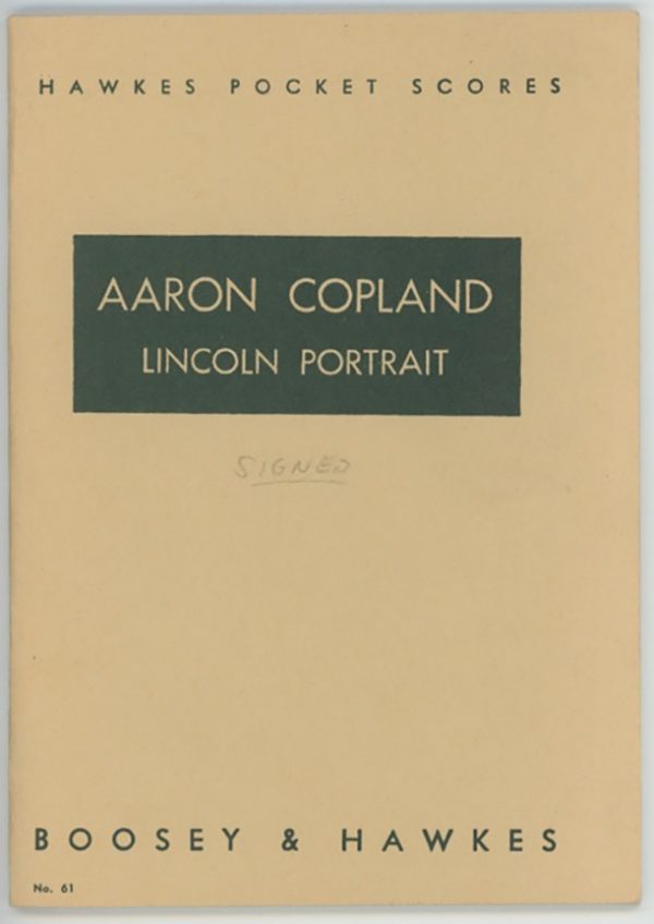Copland Lincoln Portrait