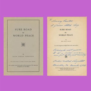 Longstreet, Helen D. pamphlet Signed