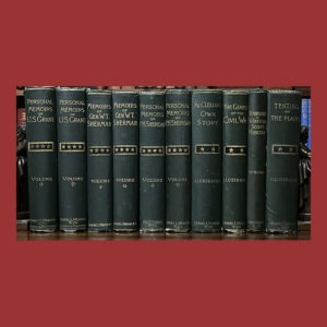 Civil War Memoirs, "Shoulder Straps Set," 10 vols
