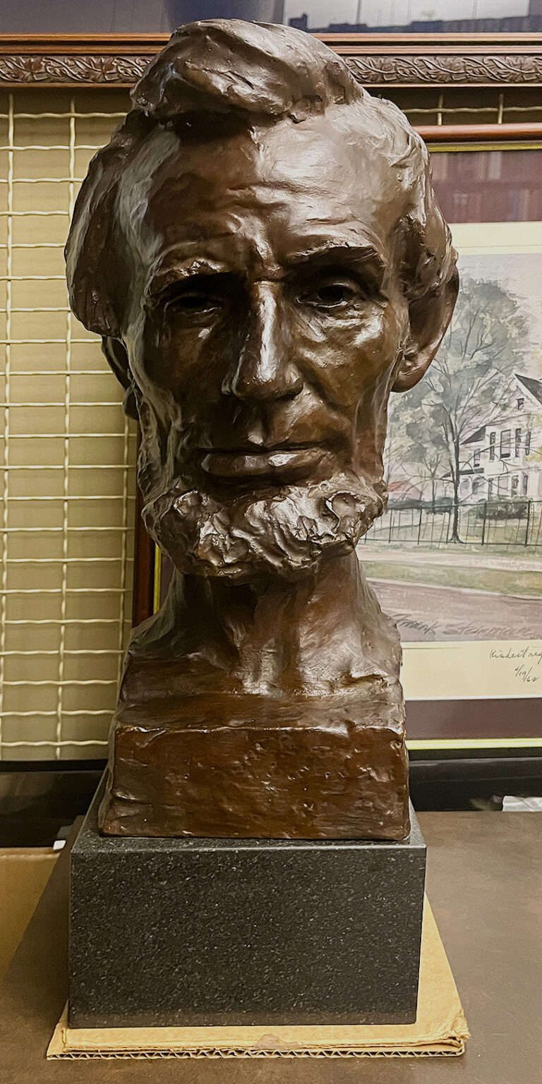 Gutzon Borglum, Abraham Lincoln, Bronze Bust | Abraham Lincoln Book ...