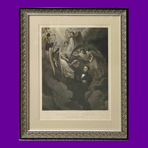 (Print) John Sartain, Abraham Lincoln, The Martyr Victorious