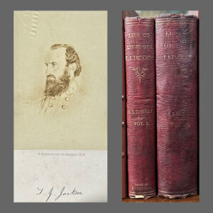 R. L. Dabney, Life of Lieut.-Gen. Thomas J. Jackson (Stonewall Jackson), st Ed.