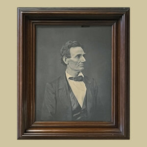 Abraham Lincoln, Alexander Hesler, Imperial Platinum Photograph