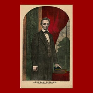 Brigman & Fanning, Abraham Lincoln Sixteenth President of the United States, Print