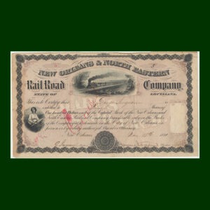 James Longstreet, Signature on Railroad Bond