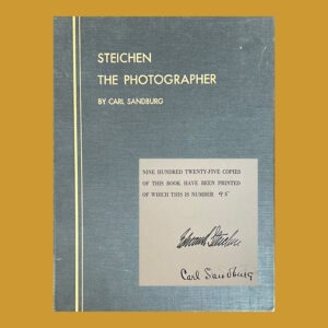 Carl Sandburg, Steichen the Photographer, Ltd. Ed., Signed