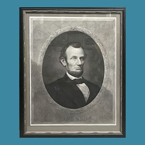 Henry Gugler, Abraham Lincoln Lithograph, Framed