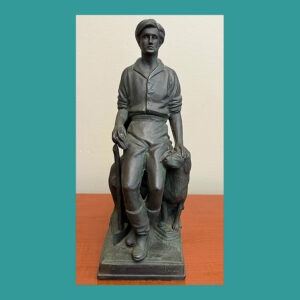 (Lincoln Statuette) George Yostel, Lincoln Statuette with Dog