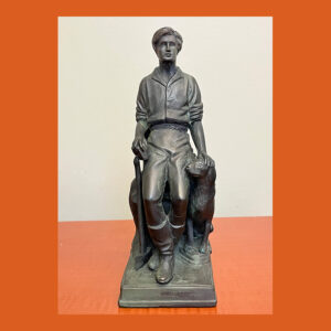 (Lincoln Statuette) George Yostel, Lincoln Statuette with Dog