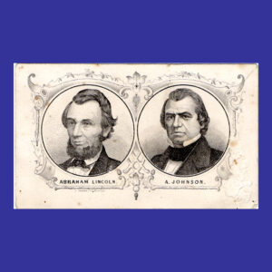 Abraham Lincoln Jugate Campaign Card