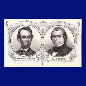 Abraham Lincoln Jugate Campaign Card