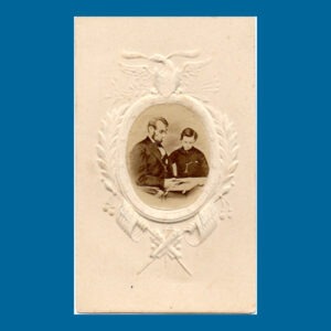 Abraham & Tad Lincoln Albumen Carte de Visite