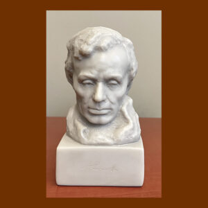 (Abraham Lincoln Bust) Joanna Gichner Kendall, bust of Abraham Lincoln, inspired by Gutzon Borglum