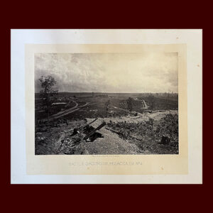 George Barnard, Albumen Photogtraph, Battle Ground of Resacca, GA No.4