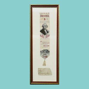 George Washington Signature, Free Frank with Centennial Stevengraph