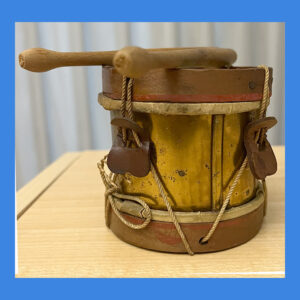 Civil War era Toy Drum with Sticks