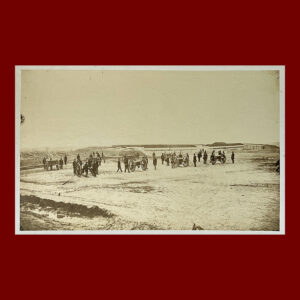Chattanooga Barracks & Depot, Albumen Photograph
