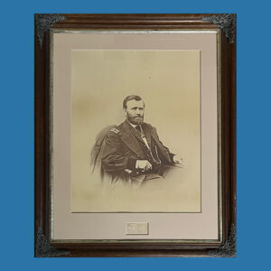 Ulysses S. Grant, Imperial Albumen Photograph, Framed