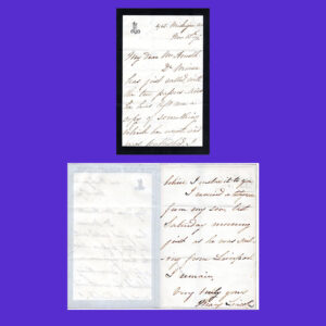 Mary Lincoln, Autograph Letter, Signed