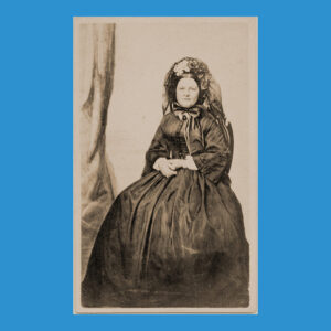 Mary Lincoln, Carte de Visite, Mourning