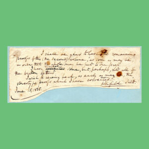 Winfield Scott, Autograph Note, Signed in Full
